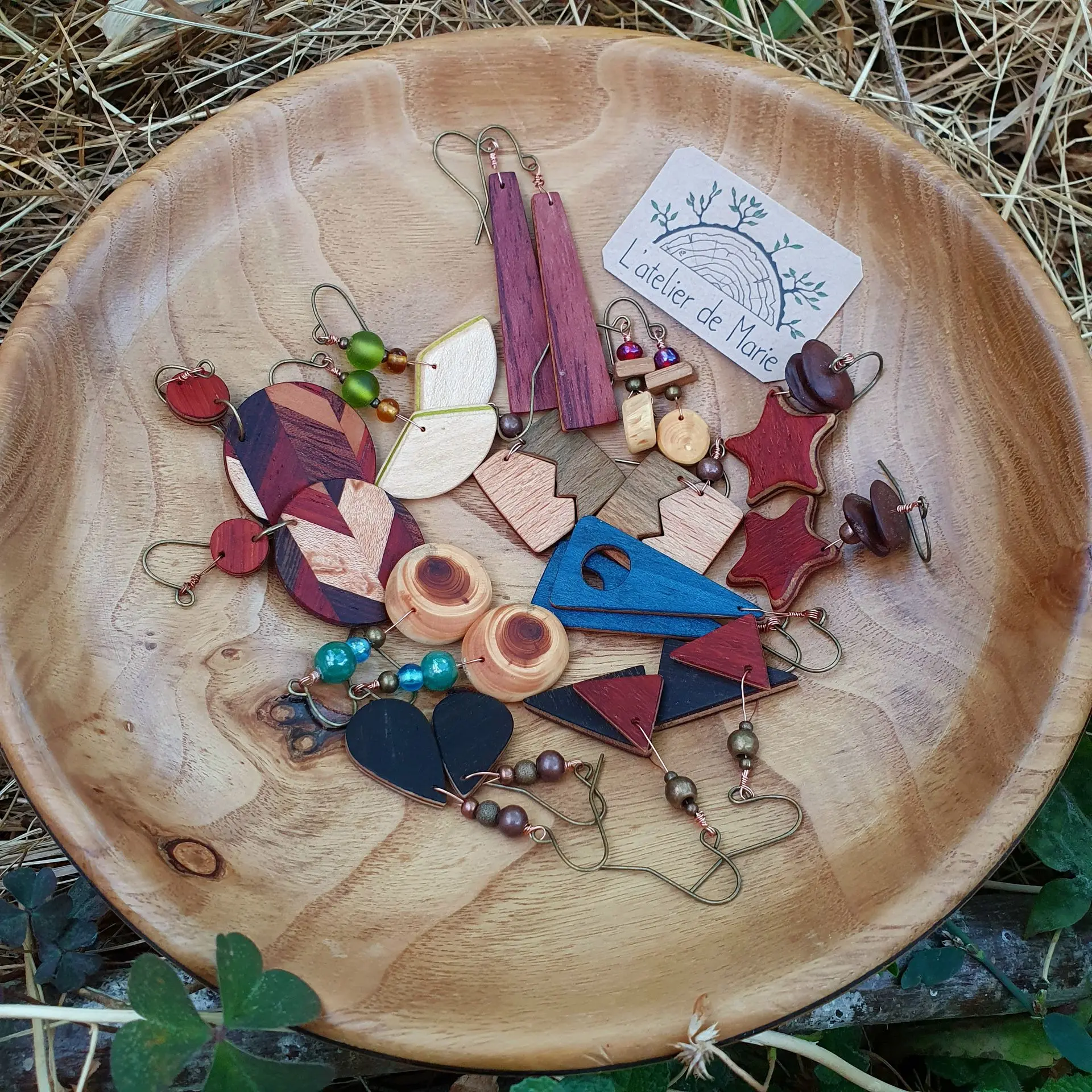 quelques créations boucles d'oreilles