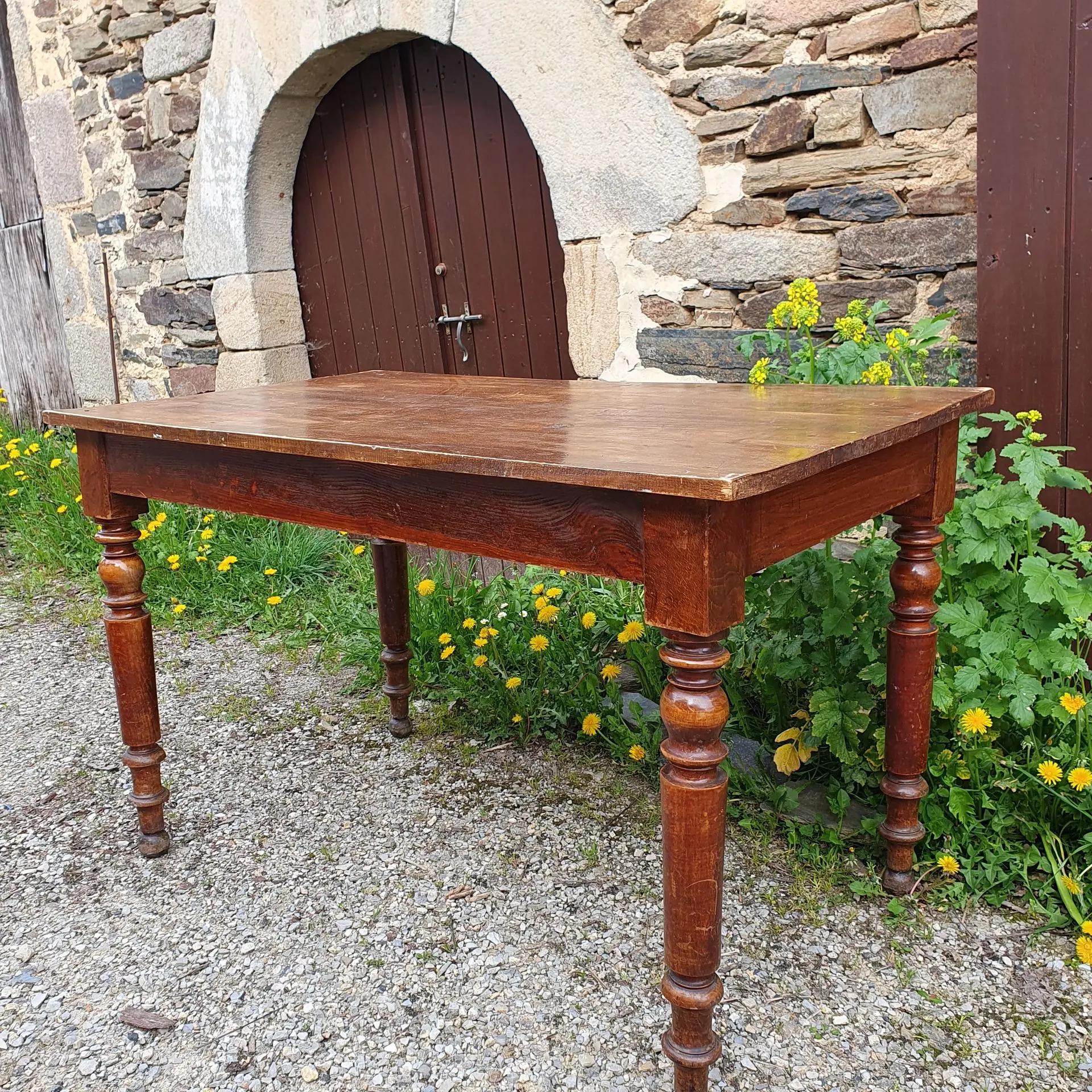 table avant restauration